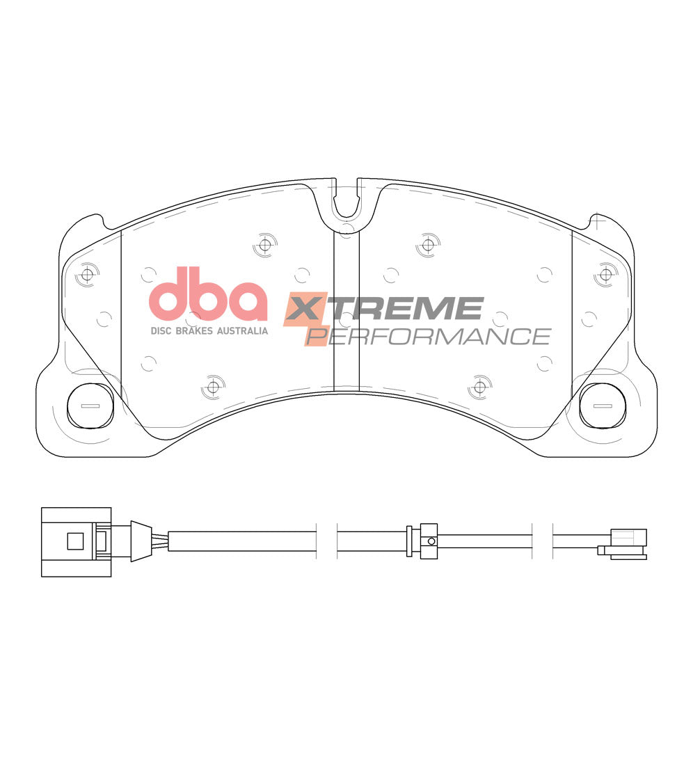 Porsche Cayenne / VW Touareg DBA Front Brake Kit – 4000 Series T3 Slotted & Xtreme Performance Brake Pads