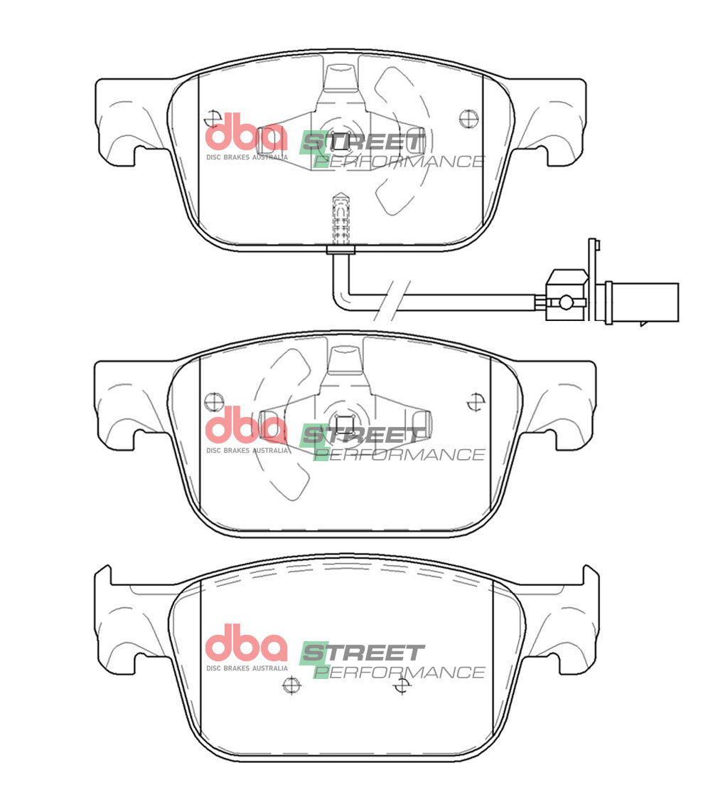 Audi A4 / A5 DBA Street Performance Front Brake Pads