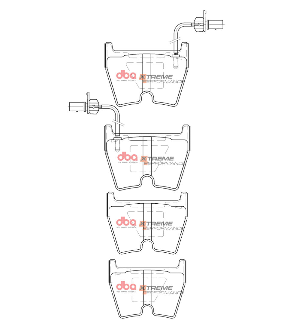 Audi R8 / RS4 / RS5 DBA Xtreme Performance Front Brake Pads