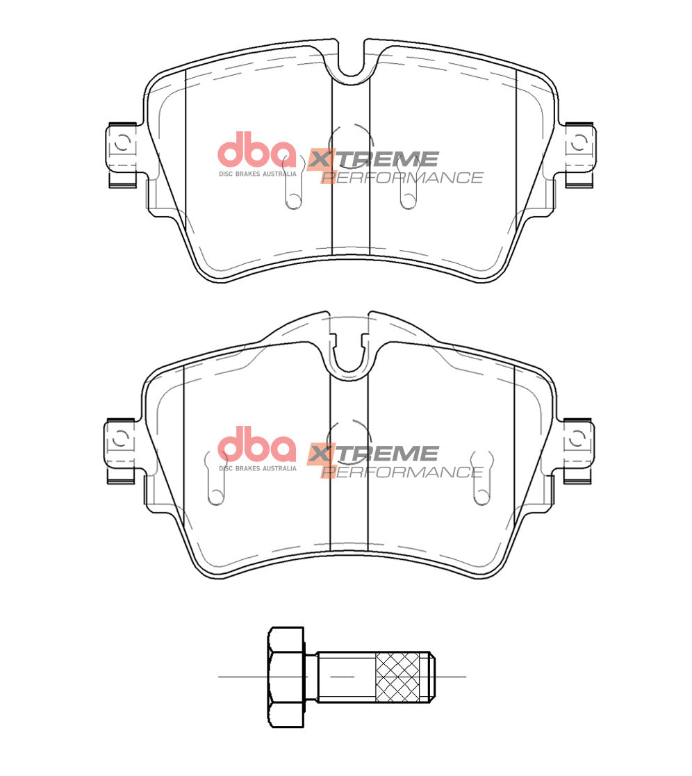 BMW 2 Series / X1 / X2 / Mini Mini DBA Front Brake Kit – 4000 Series T3 Slotted & Xtreme Performance Brake Pads