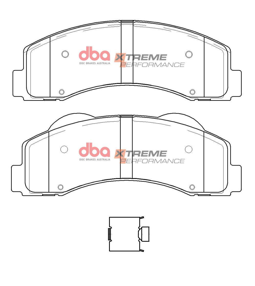 Ford F-150 DBA Front Brake Kit – 4000 Series T3 Slotted & Xtreme Performance Brake Pads