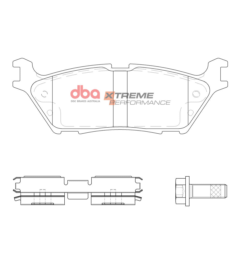 Ford F-150 DBA Xtreme Performance Rear Brake Pads (DB15123XP)