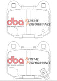 DBA Xtreme Performance Rear Brake Pads 350Z, Evo 5-9, BRZ/GT86, Skyline GTR R32/33/34, Impreza, Forester