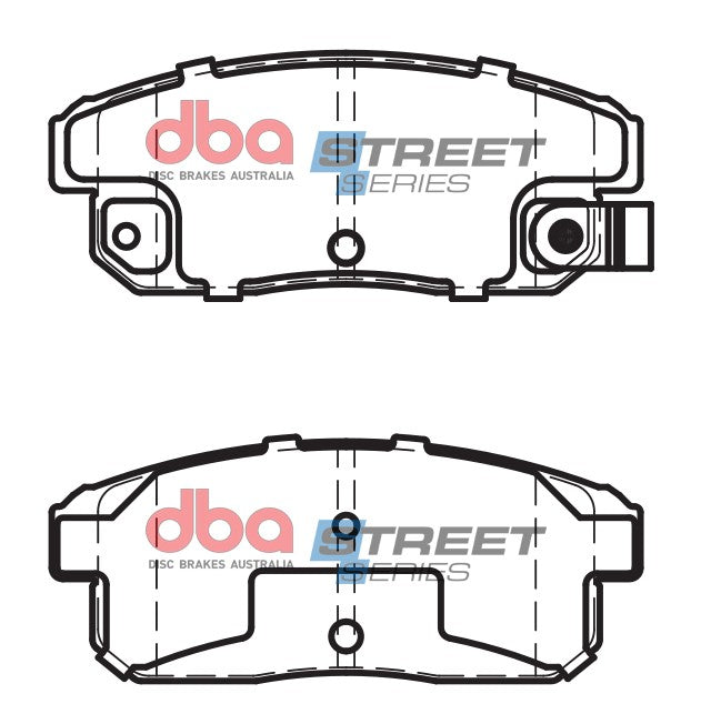Mazda RX8 DBA Street Series Ceramic Rear Brake Pads