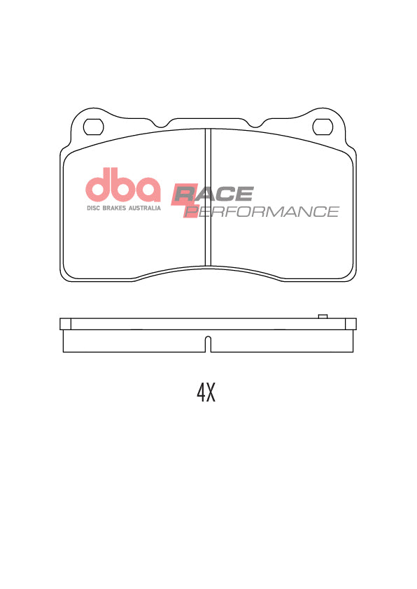 Ford F6 / FPV / GT / Subaru BRZ / Forester / Impreza DBA Race Performance Brake Pads