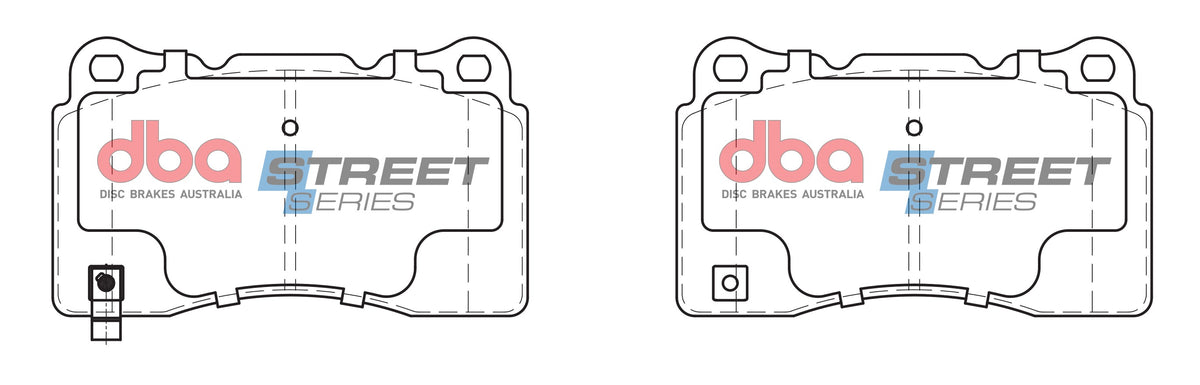 Ford F6 / FPV / GT / Subaru BRZ / Forester / Impreza DBA Street Series Ceramic Brake Pads