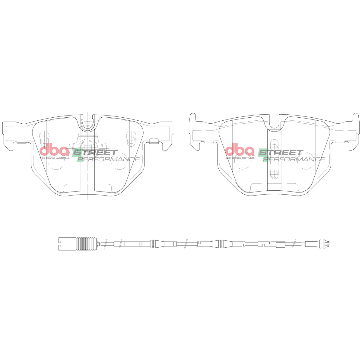 BMW 5 Series / 6 Series DBA Street Performance Rear Brake Pads