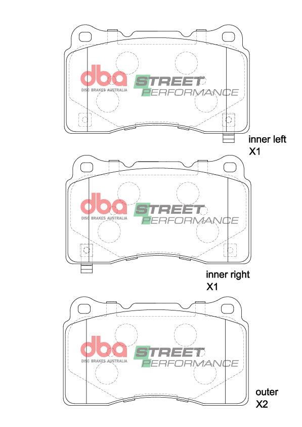 Renault Megane DBA Street Performance Front Brake Pads