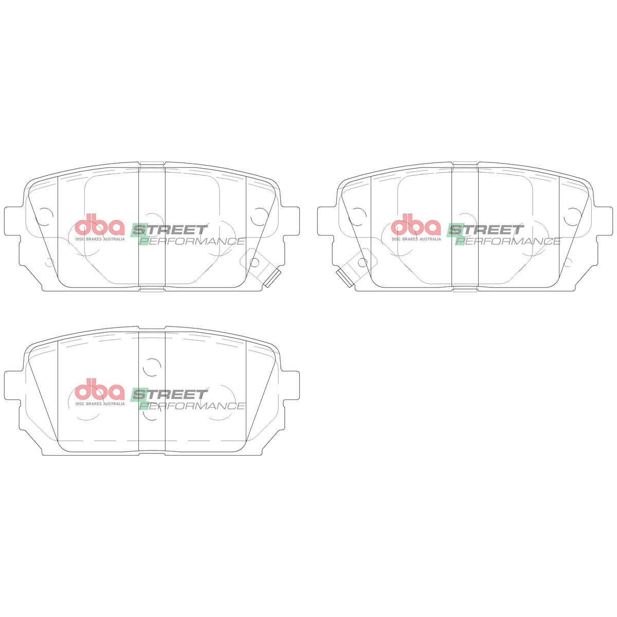 Kia Carens DBA Street Performance Rear Brake Pads