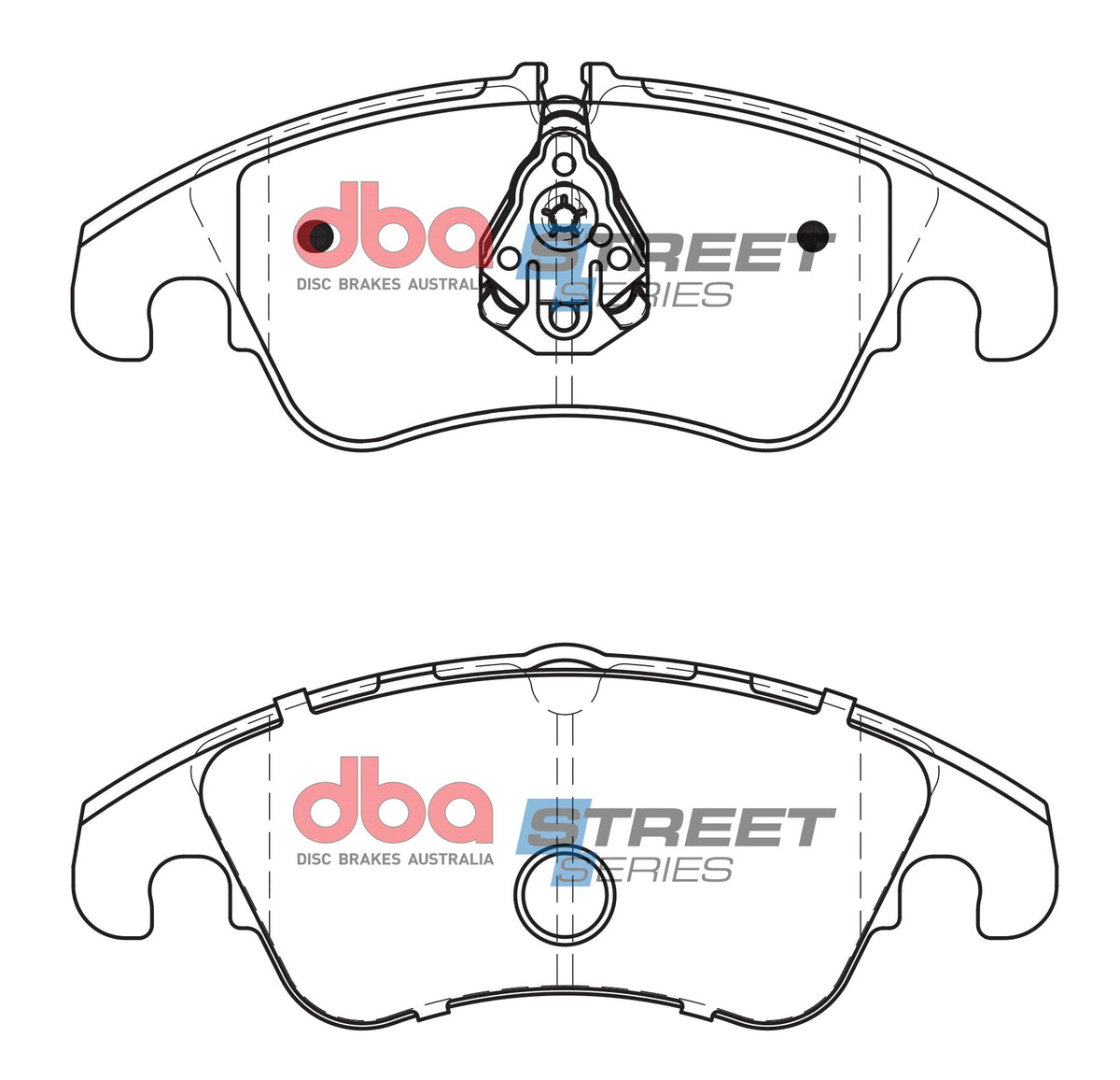Audi A4 / A5 / A6 DBA Street Series Ceramic Front Brake Pads