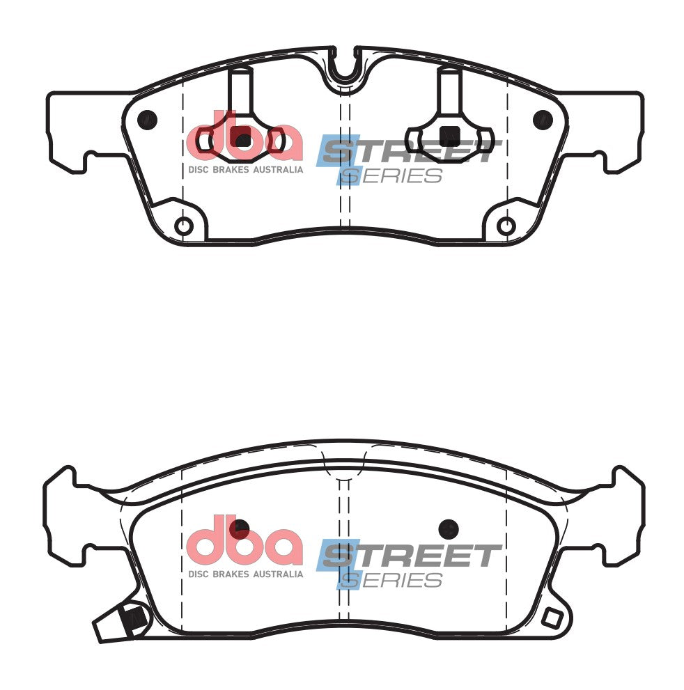 Mercedes-Benz GL-Class / GLE-Class / GLS-Class / Dodge Durango DBA Street Series Ceramic Front Brake Pads