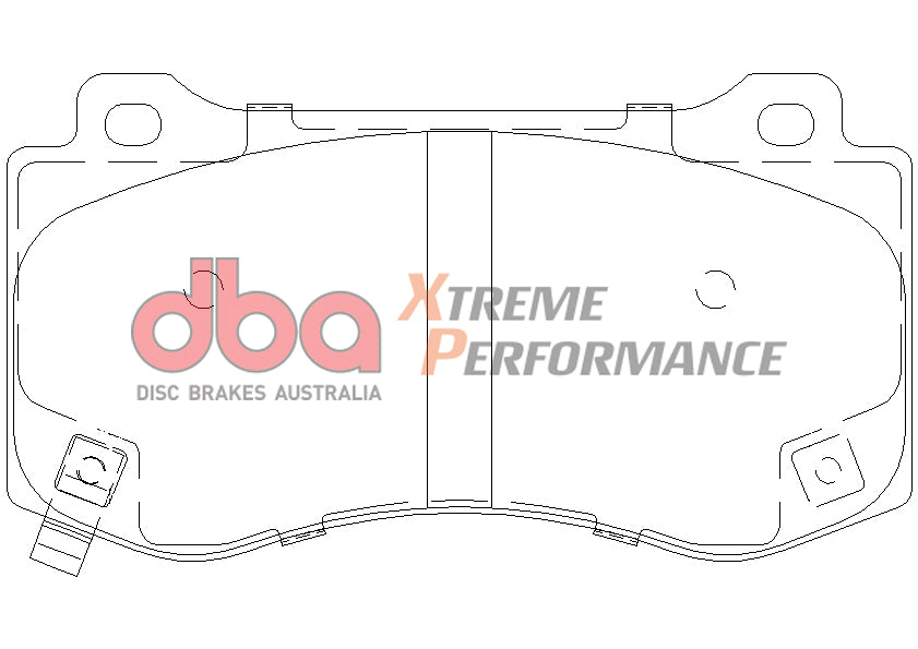 Dodge Challenger / Charger / Magnum / Chrysler 300C DBA Xtreme Performance Front Brake Pads