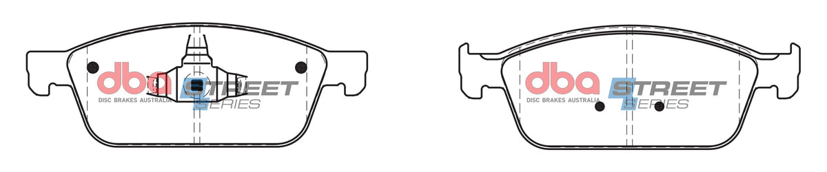 Ford Focus / Kuga / Tourneo DBA Street Series Ceramic Front Brake Pads
