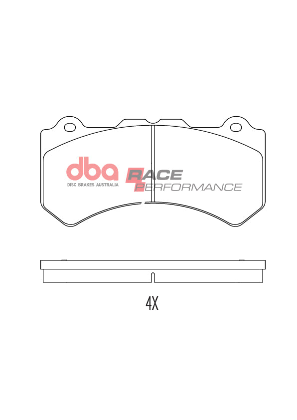 Dodge Challenger / Charger / Durango / Chevrolet Camaro / Corvette DBA Race Performance Front Brake Pads