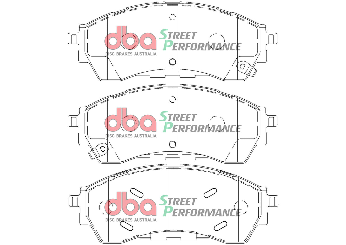 Ford Ranger / VW Amarok DBA Front Brake Kit – Street Series T2 Slotted & Street Performance Brake Pads