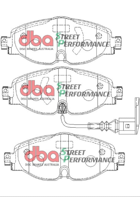 VW Arteon / Caddy / Golf / Skoda Karoq / Kodiaq / Octavia DBA Front Brake Kit – Street Series T2 Slotted & Street Perfor