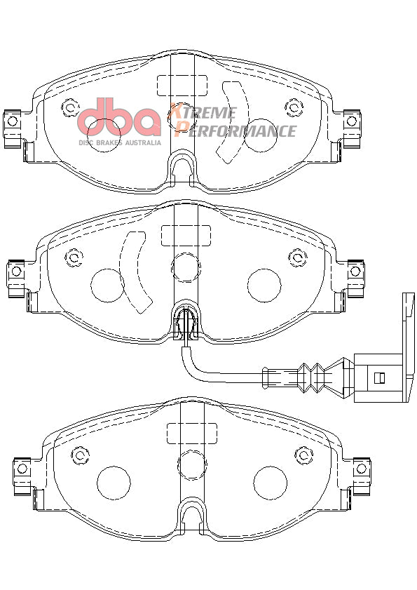 VW Polo DBA Front Brake Kit – 4000 Series T3 Slotted & Xtreme Performance Brake Pads