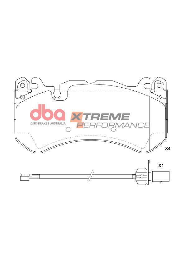 Audi RS6 DBA Xtreme Performance Front Brake Pads
