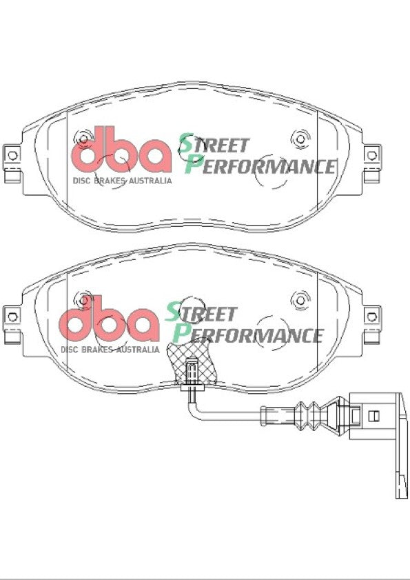 VW Arteon / CC / Golf / Skoda Kodiaq / Octavia / Superb DBA Street Performance Front Brake Pads