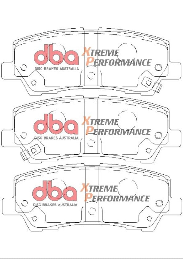 Ford Mustang DBA Rear Brake Kit – 4000 Series T3 Slotted & Xtreme Performance Brake Pads (DBA42165S-9022XP)