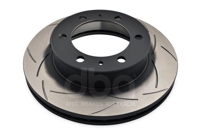 Toyota Fortuner DBA Front Brake Kit – Street Series T2 Slotted & Street Performance Brake Pads