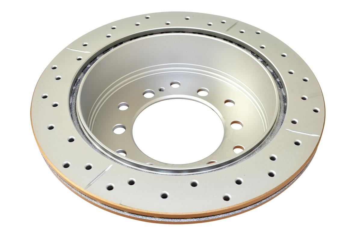 Toyota FJ / Fortuner / Landcruiser DBA Street Series X-GOLD Rear Brake Discs (Pair)