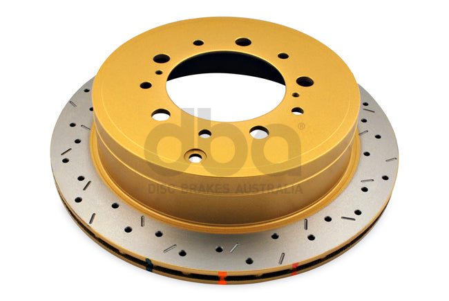 Toyota Landcruiser / Sequoia / Lexus LX450 / LX570 DBA Rear Brake Kit – 4000 Series T3 Slotted & Xtreme Performance Brak