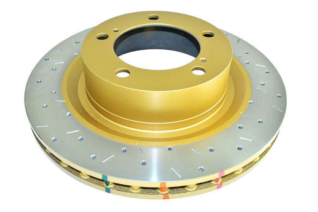 Toyota Landcruiser / Sequoia / Lexus LX450 / LX570 DBA Front Brake Kit – 4000 Series T3 Slotted & Street Performance Bra