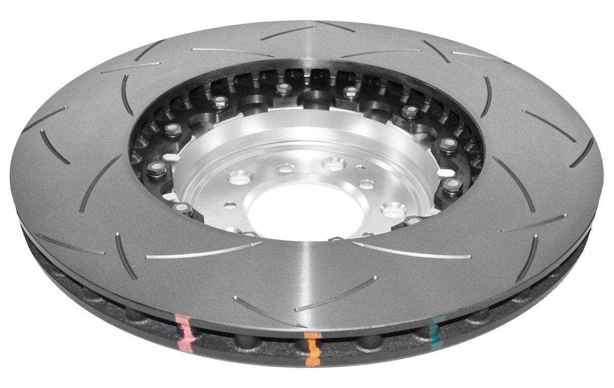 BMW 1 Series / M3 E90/E92/E93 DBA 5000 Series T3 Slotted Silver Hat Front Brake Discs (Pair)