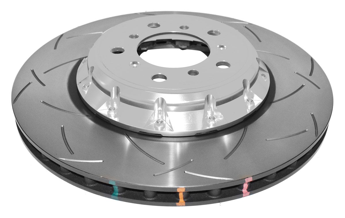 BMW 1 Series / M3 E90/E92/E93 DBA 5000 Series T3 Slotted Silver Hat Front Brake Discs (Pair)