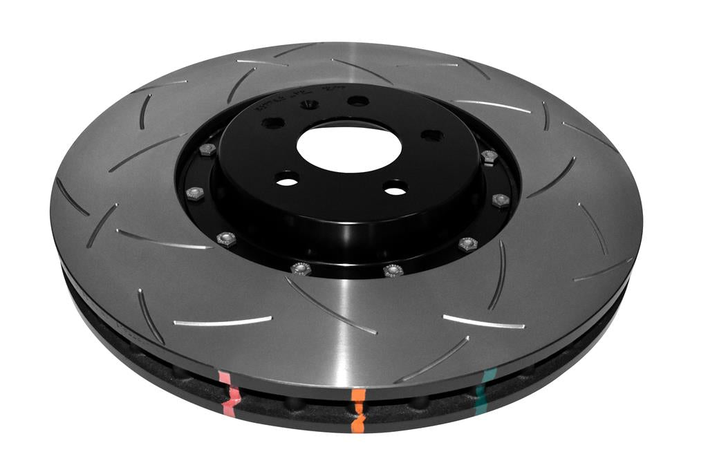 Audi A8 / SQ5 DBA 5000 Series T3 Slotted Black Hat Front Brake Discs (Pair)