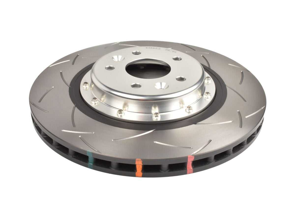 Renault Megane DBA 5000 Series T3 Slotted Silver Hat Front Brake Discs (Pair)