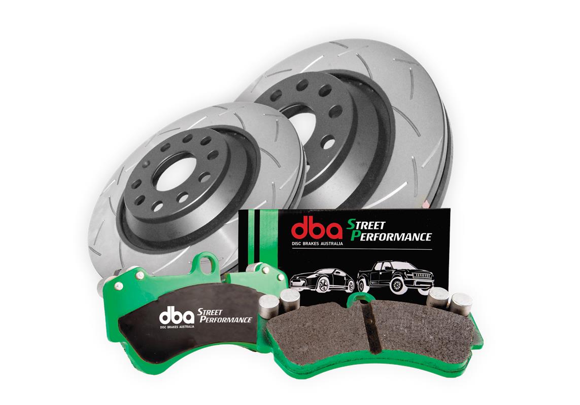 VW Arteon / Golf / Passat / Audi TT DBA Rear Brake Kit – 4000 Series T3 Slotted & Street Performance Brake Pads