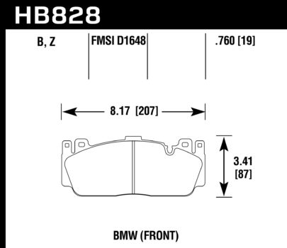 BMW M2 / M3 / M4 Hawk HPS 5.0 Front Brake Pads