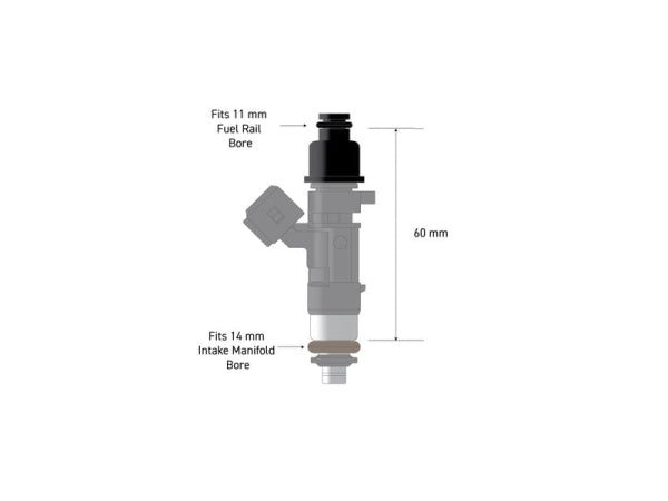 Fuel Injector Adapter - 11mm 3/4 to Full Length