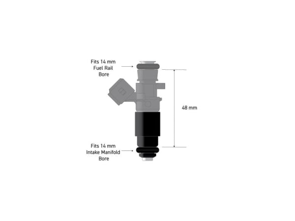 Fuel Injector Adapter - 14mm Base