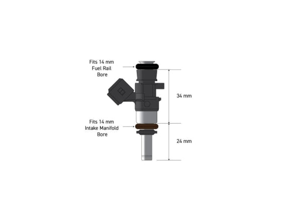 Bosch 1462cc injector (Flowmatched by Haltech)
