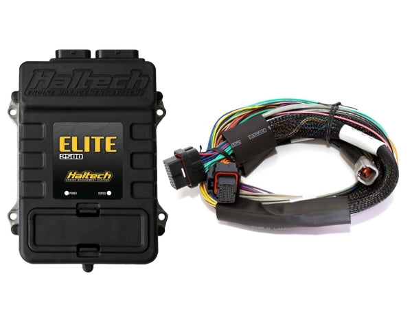 Elite 2500 + Basic Universal Wire-in Harness Kit LENGTH: 2.5m (8')-1