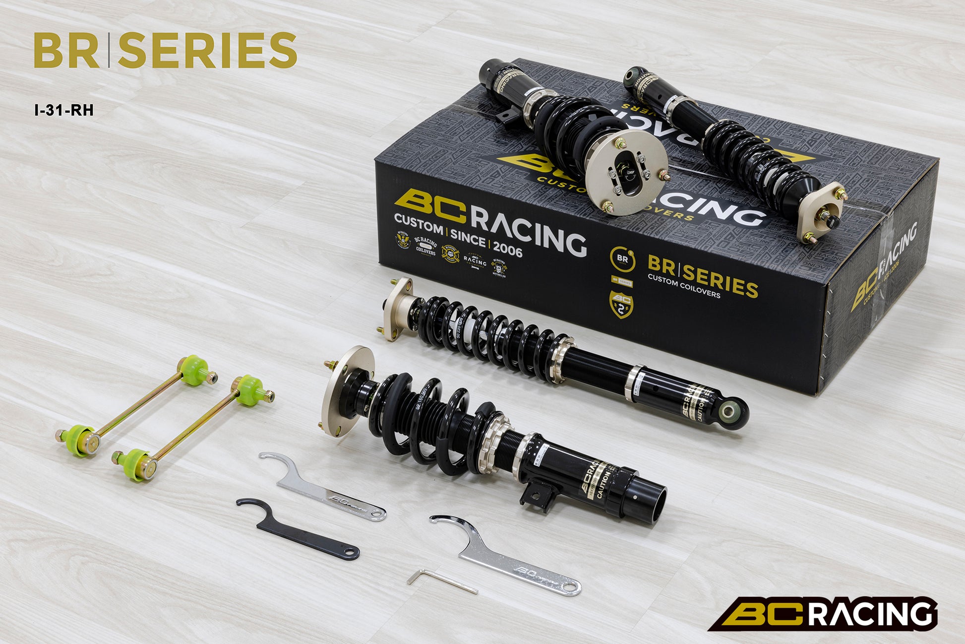 BMW 3 Series (non M3) with TRUE REAR COILOVER E46 (98-06) BR Series Type RH-1