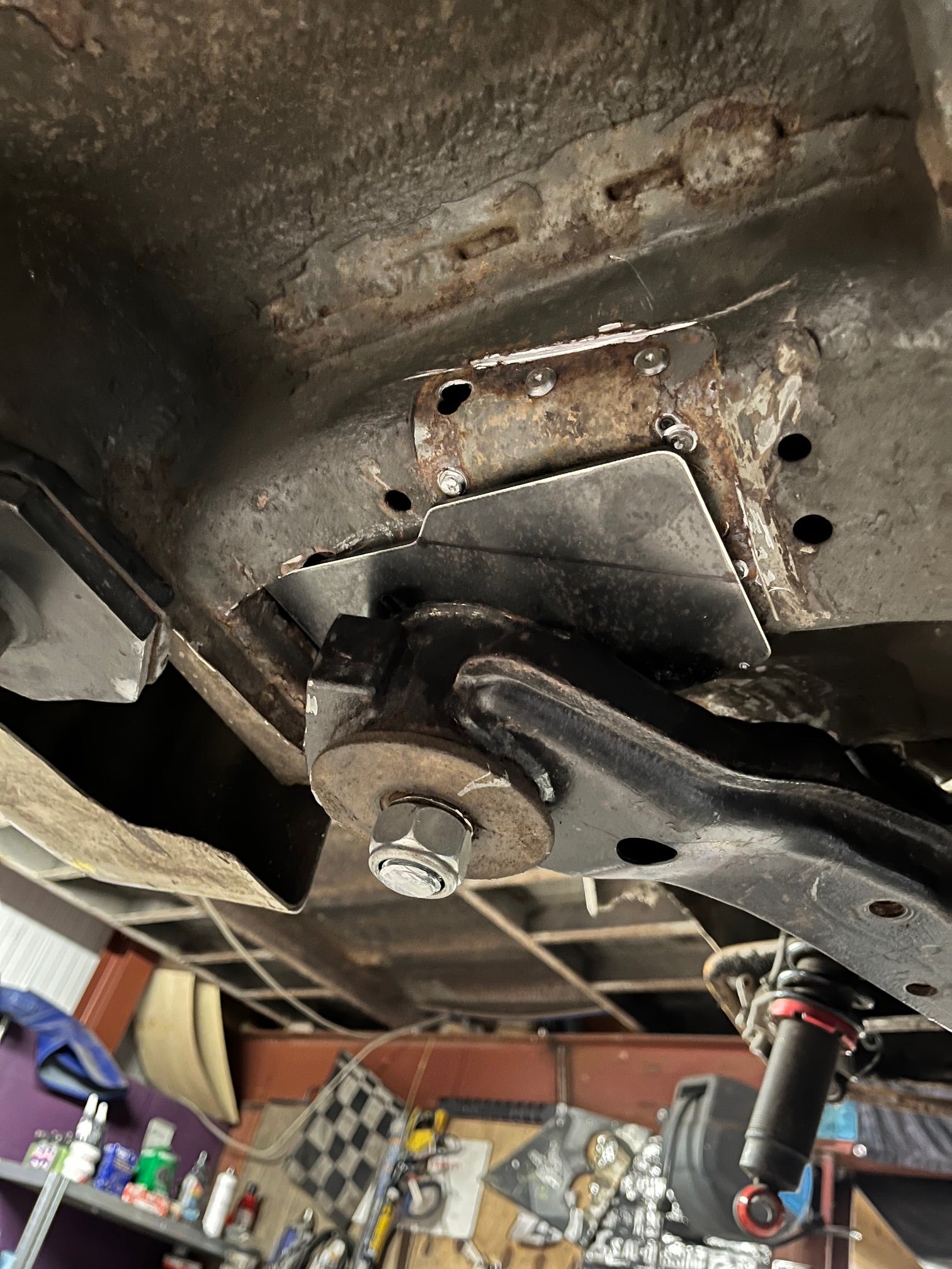 Rear S13 Subframe Mounting Kit to AE86-8