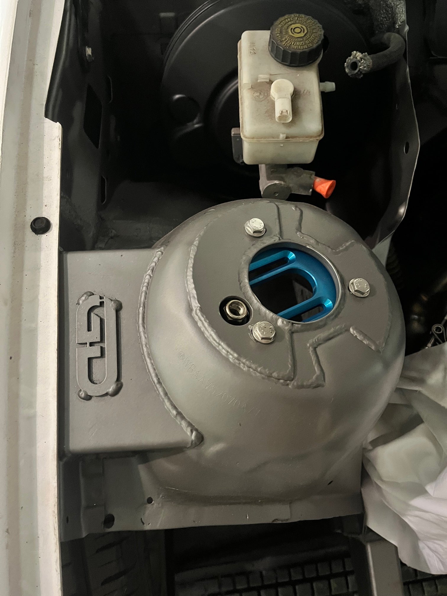 E46 Front Drift Angle Kit Reinforcement Plates (Horseshoes)