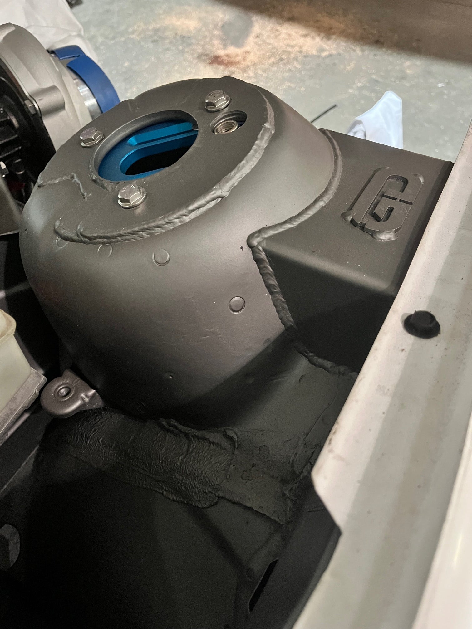 E46 Front Shock Tower to Fender Reinforcement Plates-6