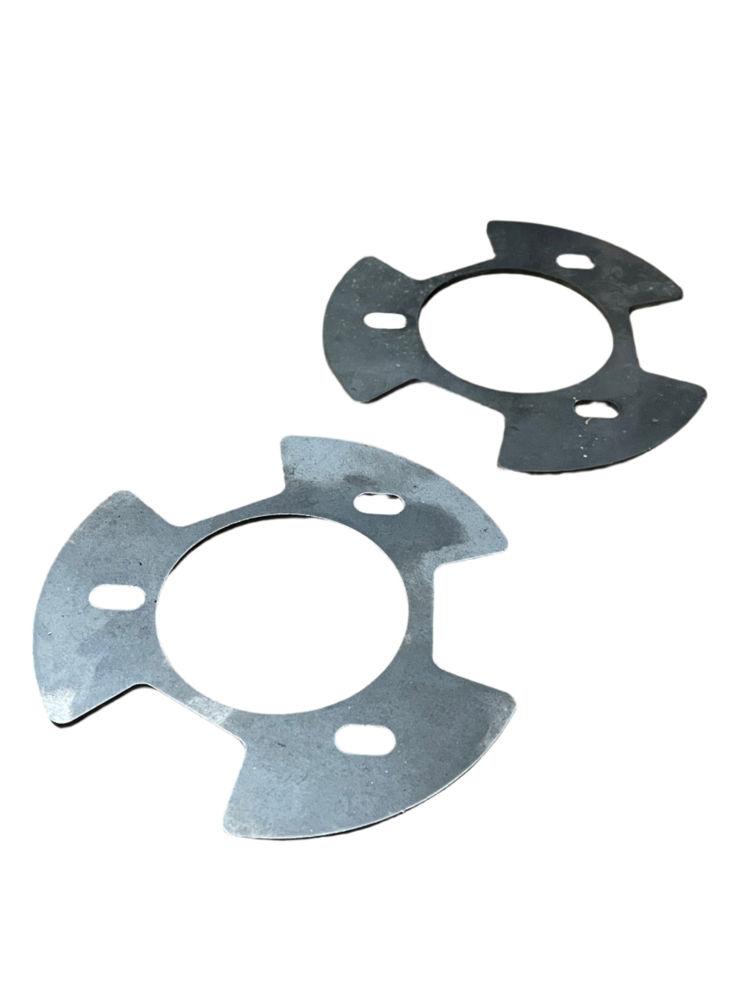 E46 Front Shock Top Reinforcement Plates (Flowers)-3