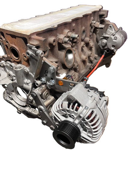 Group-D JZ Competition Alternator Kit 200amp (cold side mounting)