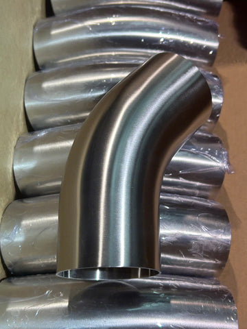 Clubman Stainless 45 Degree Bend 2.5 Inch