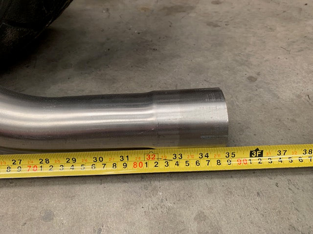 2.5" (63mm) Over-axle bend S/S-3