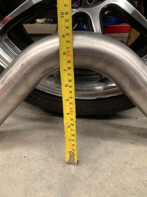 2.5" (63mm) Over-axle bend S/S-2