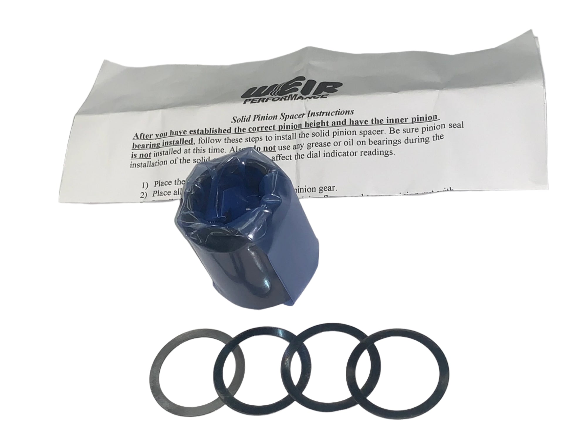 Toyota GT86/Subaru BRZ Weir Solid Pinion Spacer Kit-1