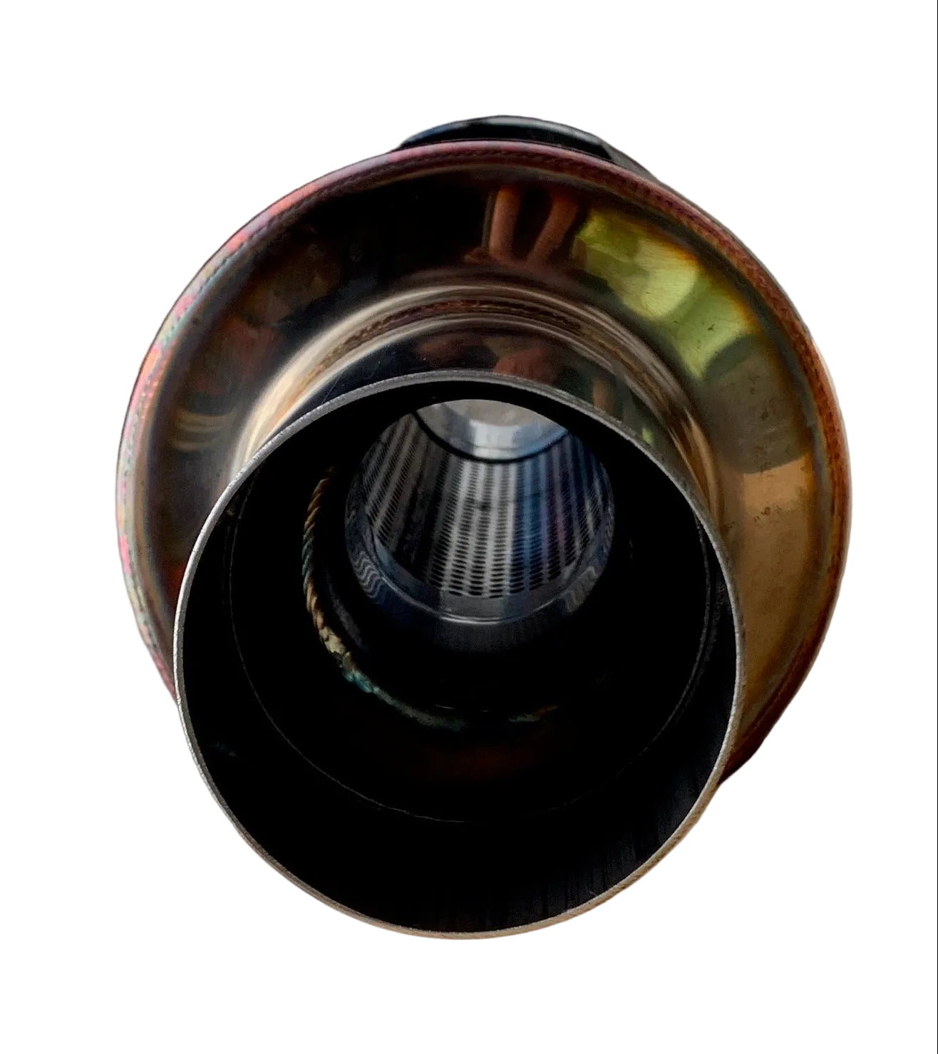 3" (76mm) Inlet Rear Silencer with 4" (102mm) Outlet Tip S/S-4