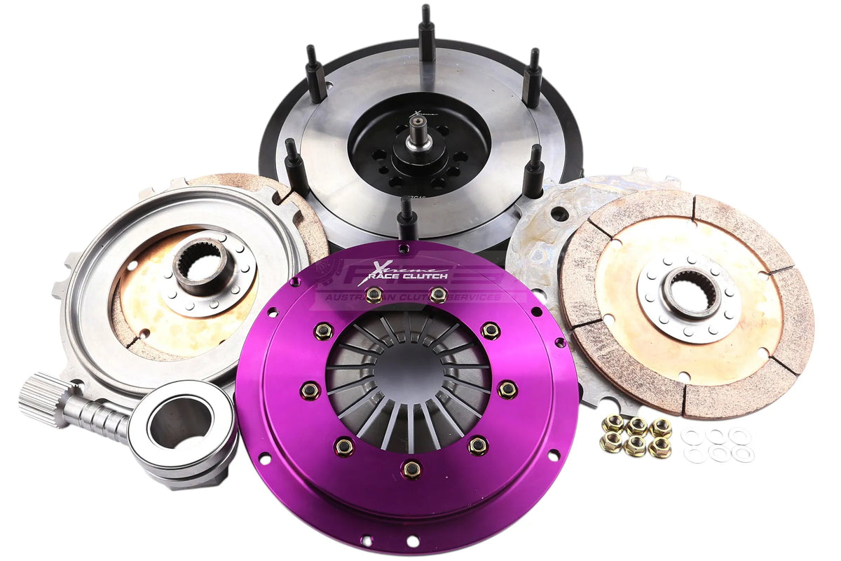 BMW 1-Series / 3-Series / Z4 E82/E88/E90/E91 N54 Xtreme Performance 200mm Rigid Ceramic Twin Plate Clutch Kit Incl Flywh